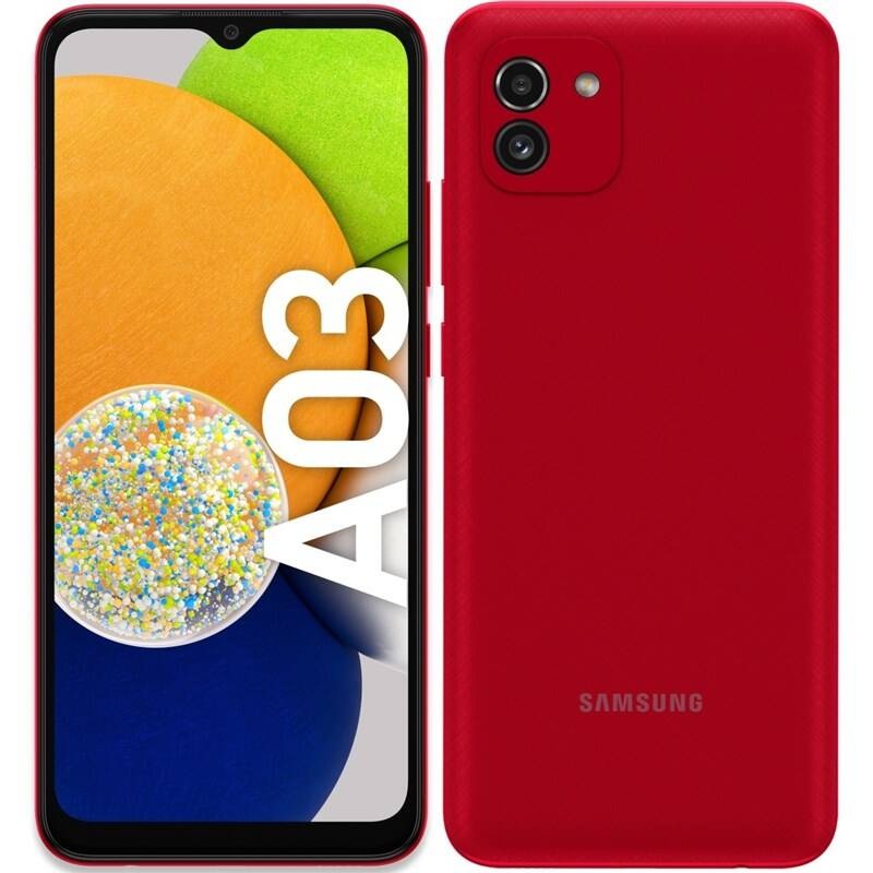 Mobilní telefon Samsung Galaxy A03 červený