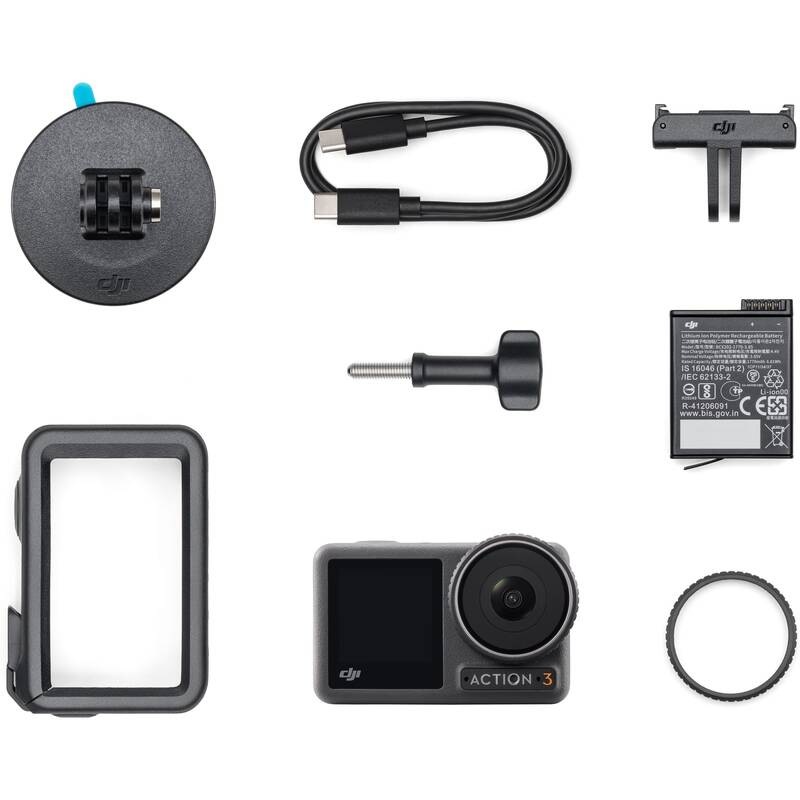 Outdoorová kamera DJI Osmo Action 3 Standard Combo šedý