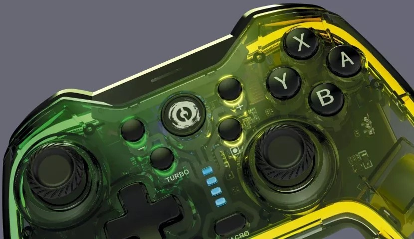 Gamepad Canyon GPW-02 RGB 5v1 (Nintendo Switch, iOS 13.0, Android, PC, PS3) průhledný Canyon GPW-02 RGB 5v1 (CND-GPW02)