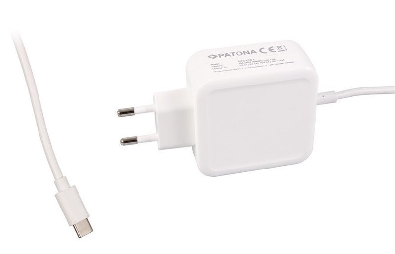 Napájecí adaptér PATONA univerzální, pro tablety a smartphony, 5V-20V, 29W, konektor USB-C