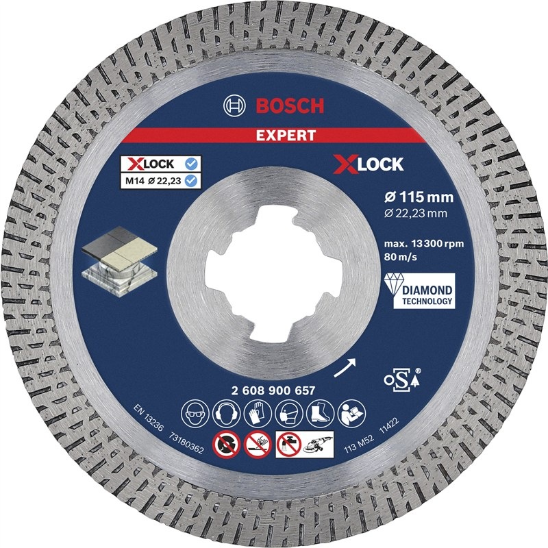 Řezný kotouč Bosch Expert s průměrem 115 mm, pro tvrdé materiály
