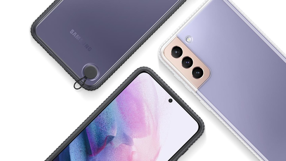 Kryt na mobil Samsung Galaxy S21+ 5G bílý/průhledný Kryt na mobil Samsung Galaxy S21+ 5G bílý/průhledný