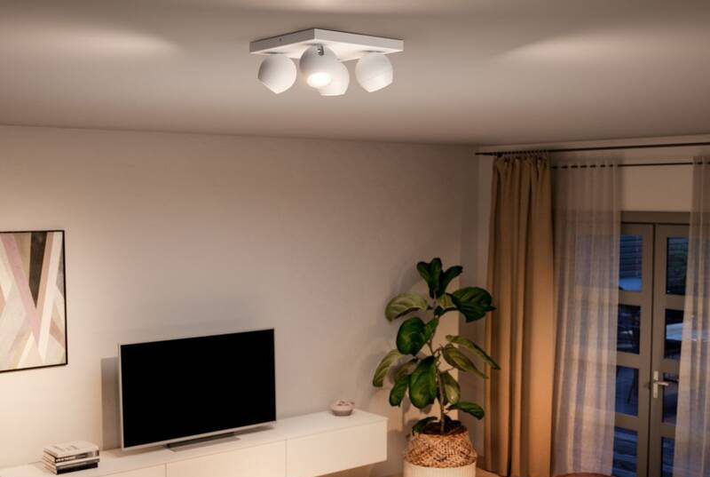 Bodové svítidlo Philips Hue Buckram White Ambiance 4 Spot bílé Bodové svítidlo Philips Hue Buckram White Ambiance 4 Spot bílé