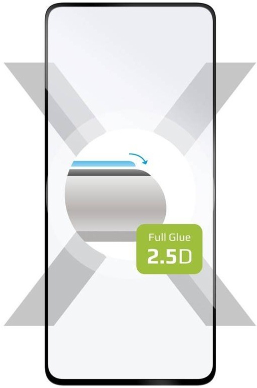 Tvrzené sklo FIXED Full-Cover na Samsung Galaxy A73 5G černé