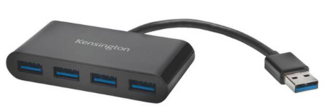USB Hub KENSINGTON USB 3.0/4x USB 3.0 černý USB Hub KENSINGTON USB 3.0/4x USB 3.0 černý
