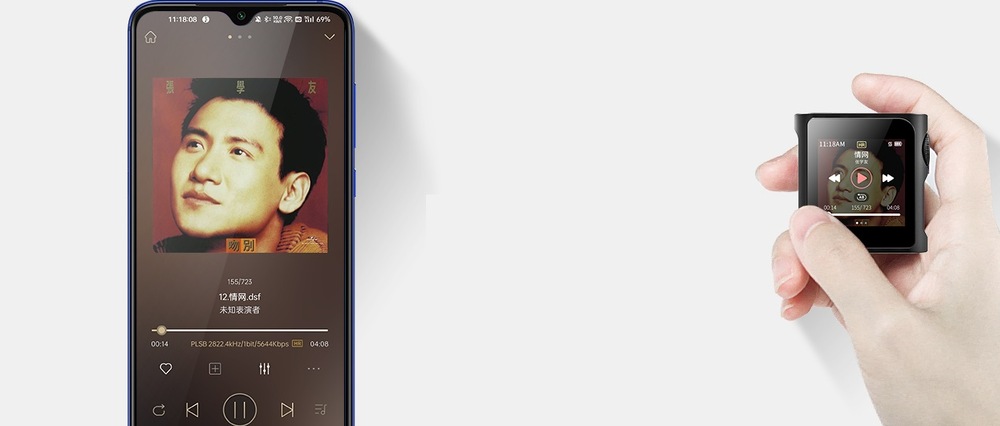 Přenosný digitální přehrávač Shanling M0 Pro černý Přenosný digitální přehrávač Shanling M0 Pro černý