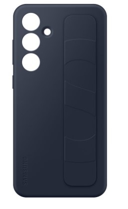 Kryt na mobil Samsung Silicone Grip s poutkem na Galaxy S24 FE černý/modrý