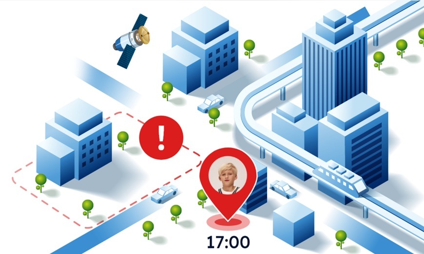 Chytré hodinky Garett Kids eSIM 4G černé