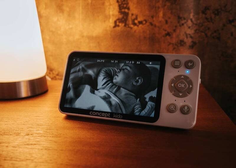 Dětská elektronická chůva Concept KIDO KD5010 béžová