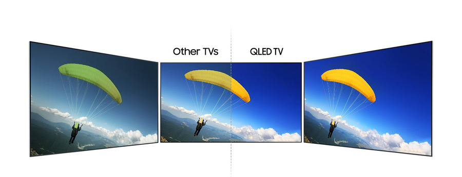 Televize Samsung QE55Q7F stříbrná