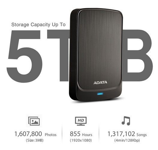 Externí pevný disk 2,5" ADATA HV320 2TB černý