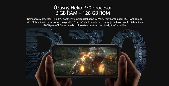 Mobilní telefon iGET BLACKVIEW GBV9800 Pro Thermo černý iGET BLACKVIEW GBV9800 Pro Thermo, černá