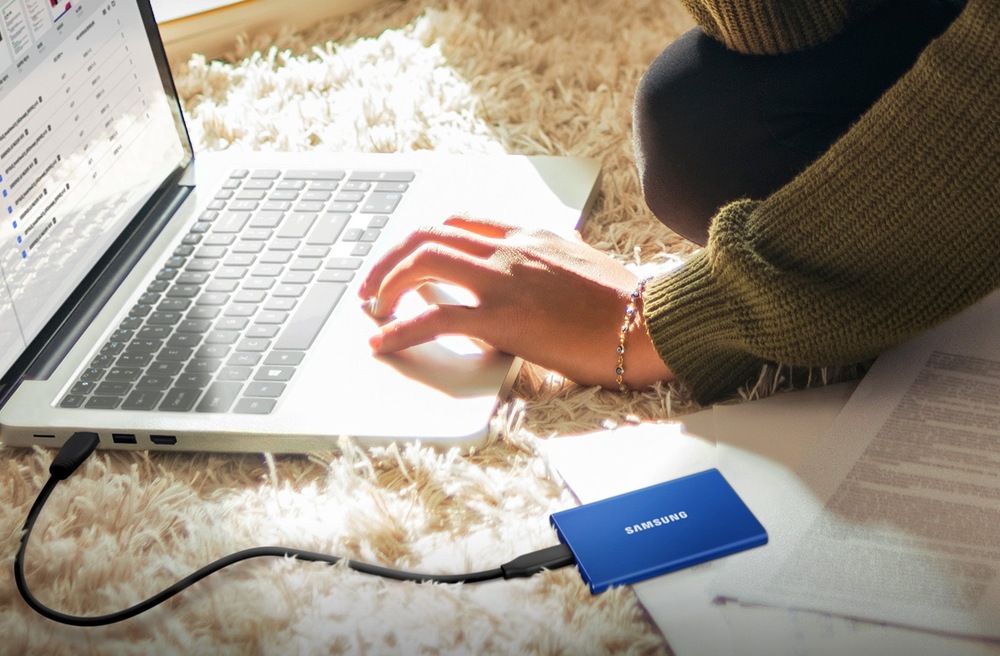 SSD externí Samsung T7 500GB šedý Samsung T7