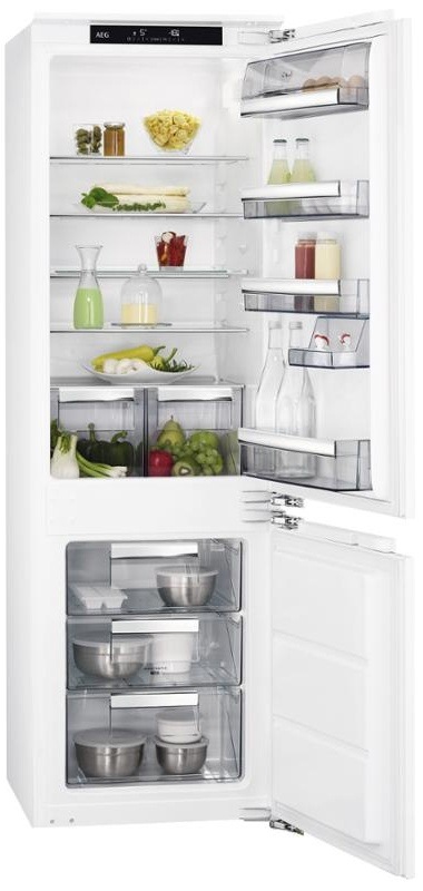 Chladnička s mrazničkou AEG Mastery FlexiShelf SCE818D3LC bílá