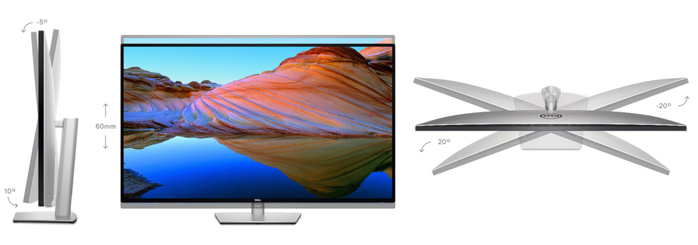 Monitor Dell UltraSharp U4323QE stříbrný Monitor Dell UltraSharp U4323QE stříbrný