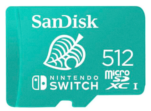 Paměťová karta SANDISK Micro SDXC 512GB UHS-I U3 (V30) pro Nintendo Switch (100R/90W) Paměťová karta SANDISK Micro SDXC 512GB UHS-I U3 (V30) pro Nintendo Switch (100R/90W)