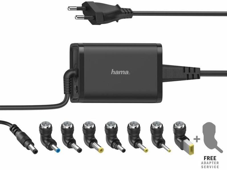 Napájecí adaptér Hama univerzální pro notebook, 15/19 V, 65 W