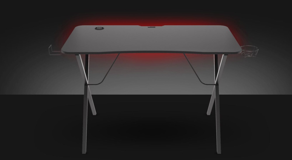 Herní stůl Genesis HOLM 200 RGB černý Genesis HOLM 200 RGB