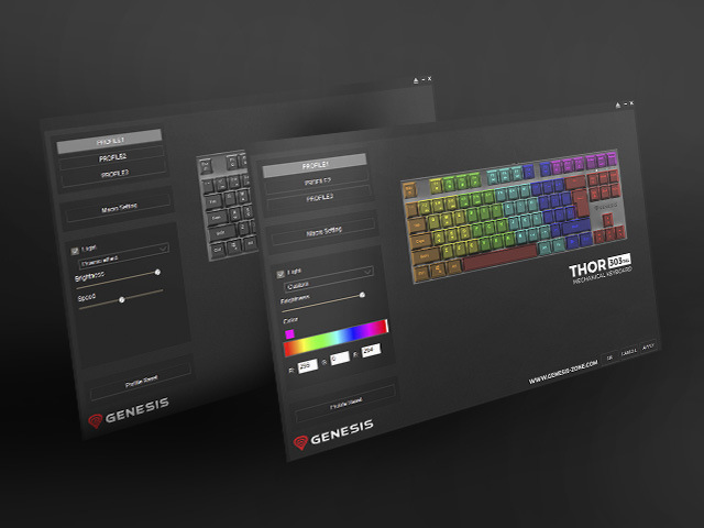 Genesis THOR 303 TKL RGB Outemu Red CZ/SK