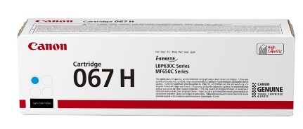 Toner Canon 067 H C, 2350 stran azurový