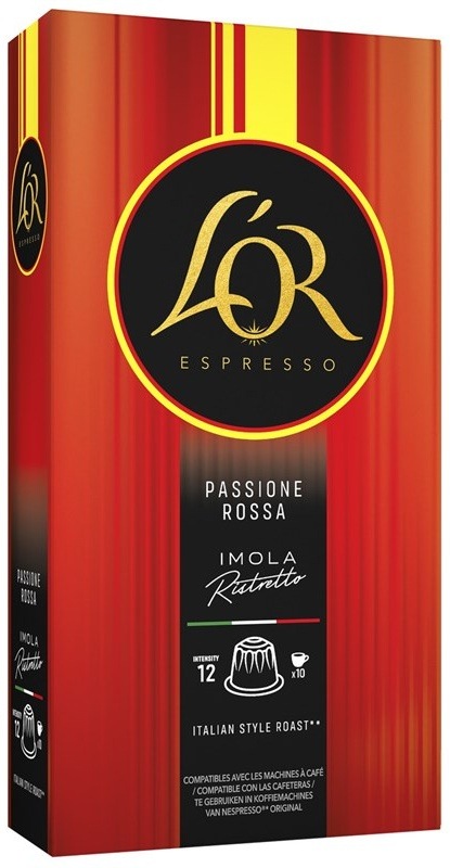 Kapsle pro espressa L’OR Passione Ristretto 12, 10 ks Kapsle pro espressa L’OR Passione Ristretto 12, 10 ks