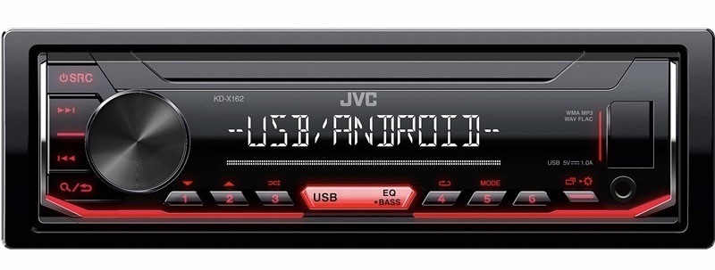 Autorádio JVC KD-X162 černé