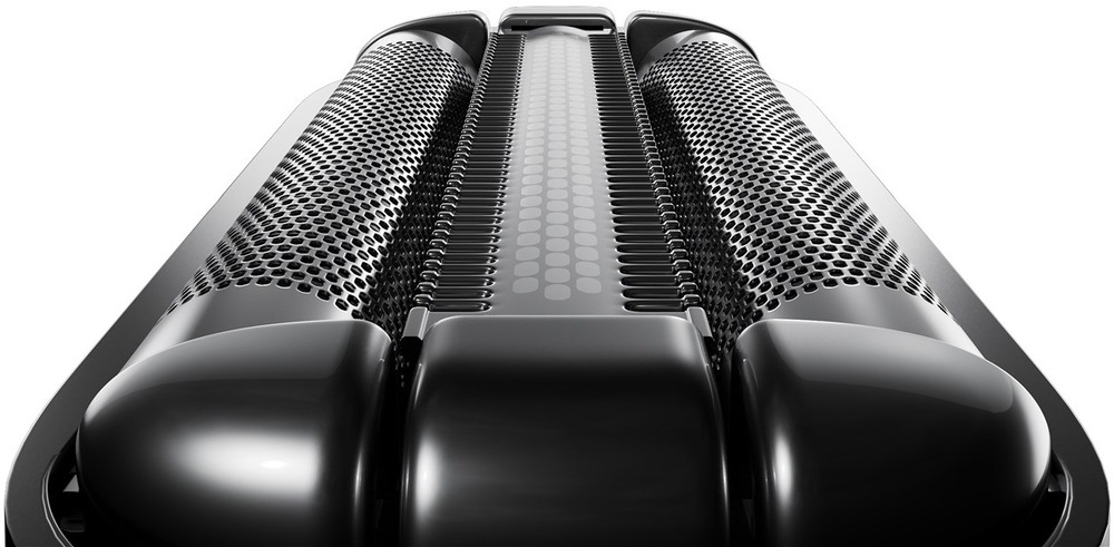 Detail trojitého planžetového systému Laifen P3 Pro.