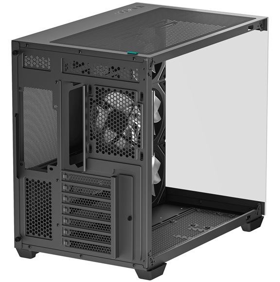 Case DeepCool CG530 4F černá Detail obrázku PC skříně.