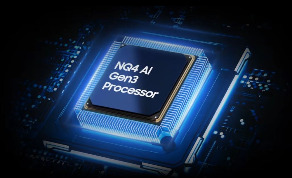 Televize Samsung QE48S95H Procesor NQ4 AI Gen3 v televizi Samsung QE48S95H pro inteligentní zpracování obrazu