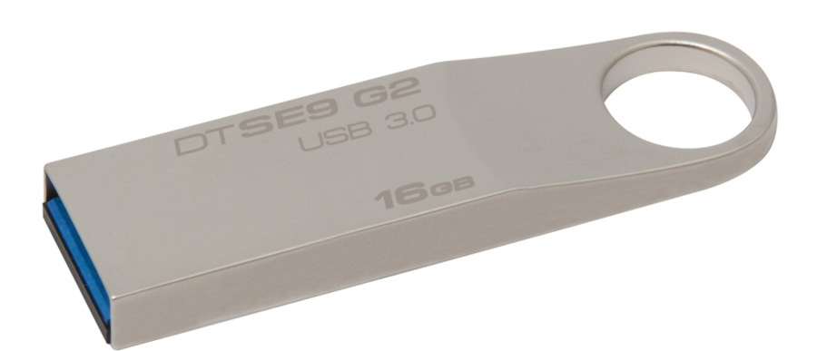 USB Flash Kingston DataTraveler SE9 G2 16GB kovový Kingston 16 GB DataTraveler SE9 G2, stříbrná/kov
