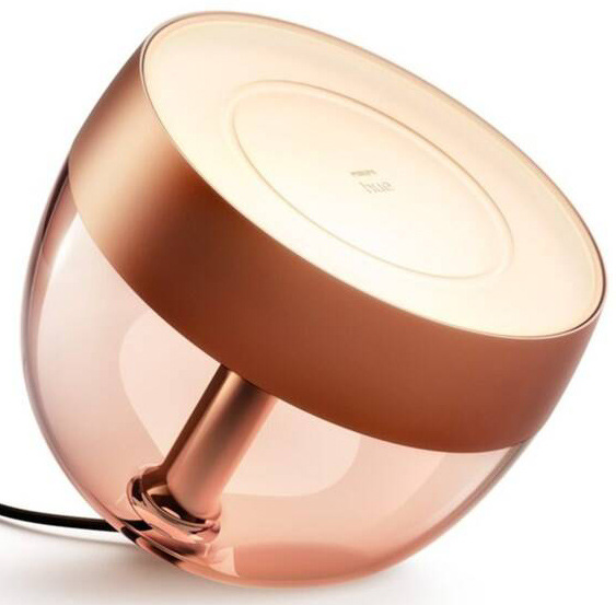 Stolní LED lampička Philips Hue Iris Copper Special Edition měděná