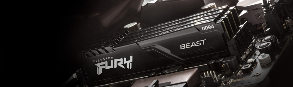 Operační paměť Kingston FURY Beast Black 8GB DDR4 3200MHz CL16