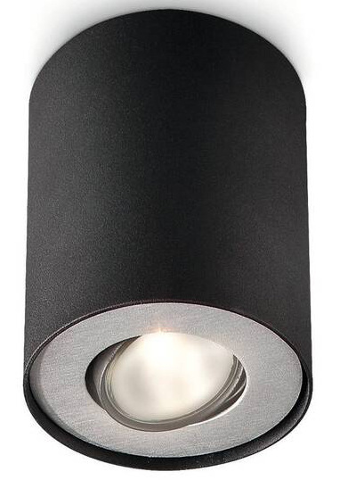 Bodové svítidlo Philips Pillar Single, GU10 černé