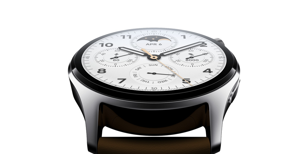 Chytré hodinky Xiaomi Watch S1 Pro stříbrné/hnědé