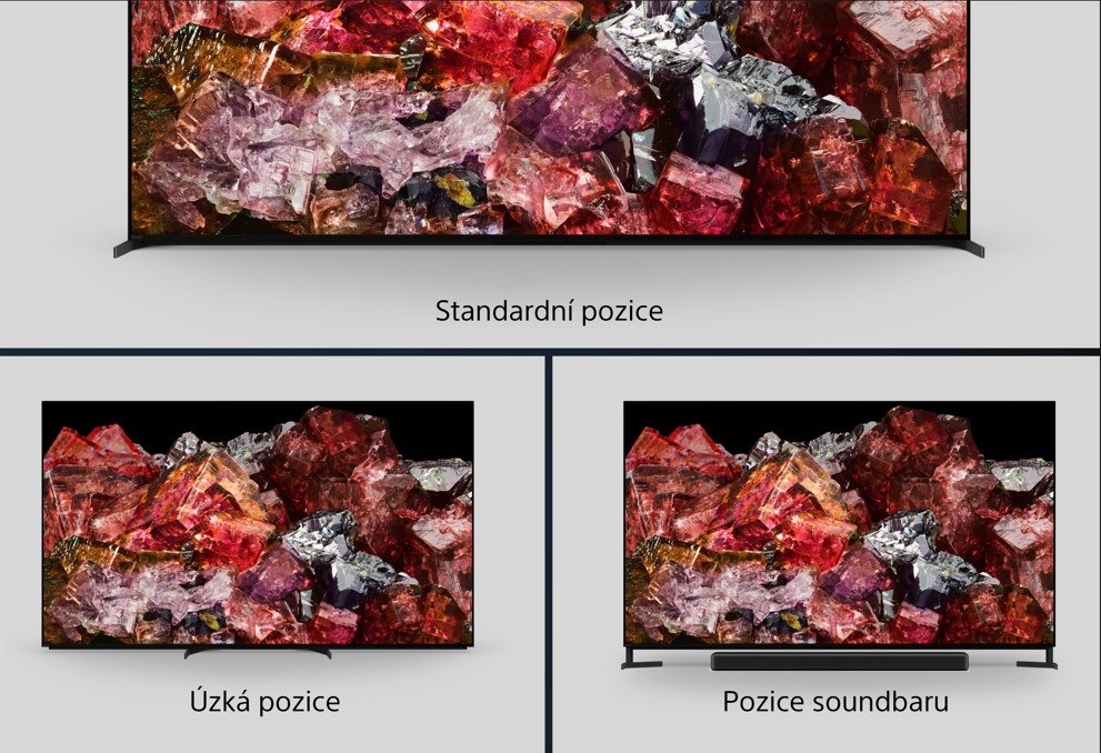 Televize Sony XR-65X95L Mini LED televizor Sony Bravia XR-75X95L, nastavitelný stojan