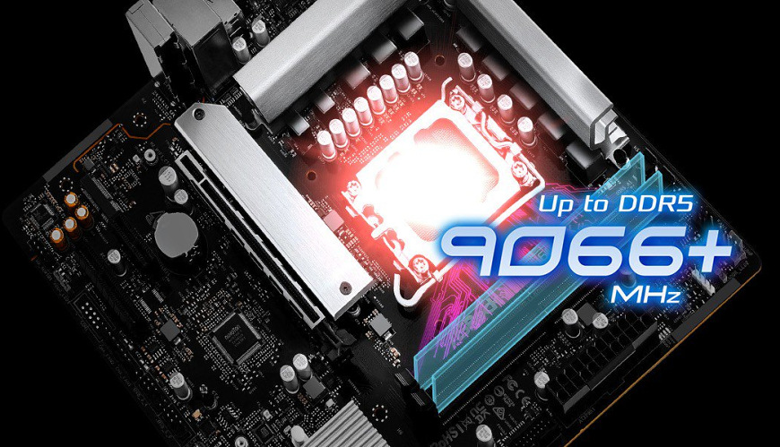 Základní deska ASRock B860M-X Podpora pamětí DDR5 až 9066+ MHz na základní desce ASRock B860M-X