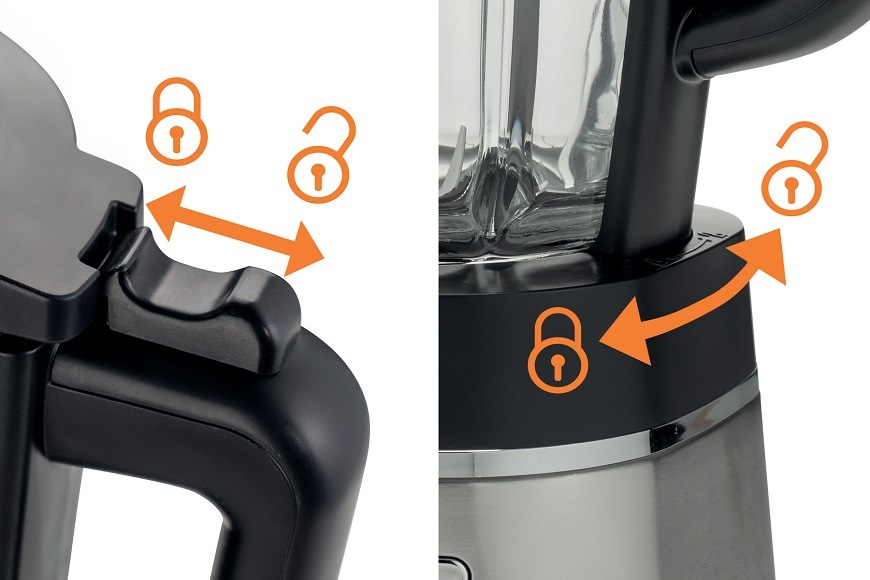 Stolní mixér Gorenje B1400BE, černá, Snadná údržba