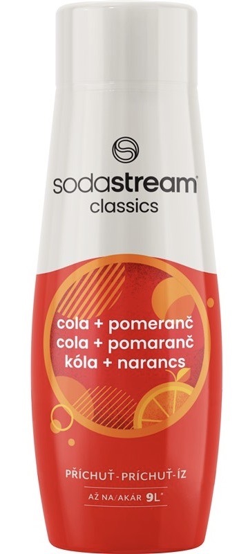 Příchuť pro perlivou vodu SodaStream Cola Orange 440 ml