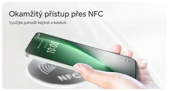 Mobilní telefon HONOR Magic8 Lite 5G s NFC pro rychlé bezkontaktní platby