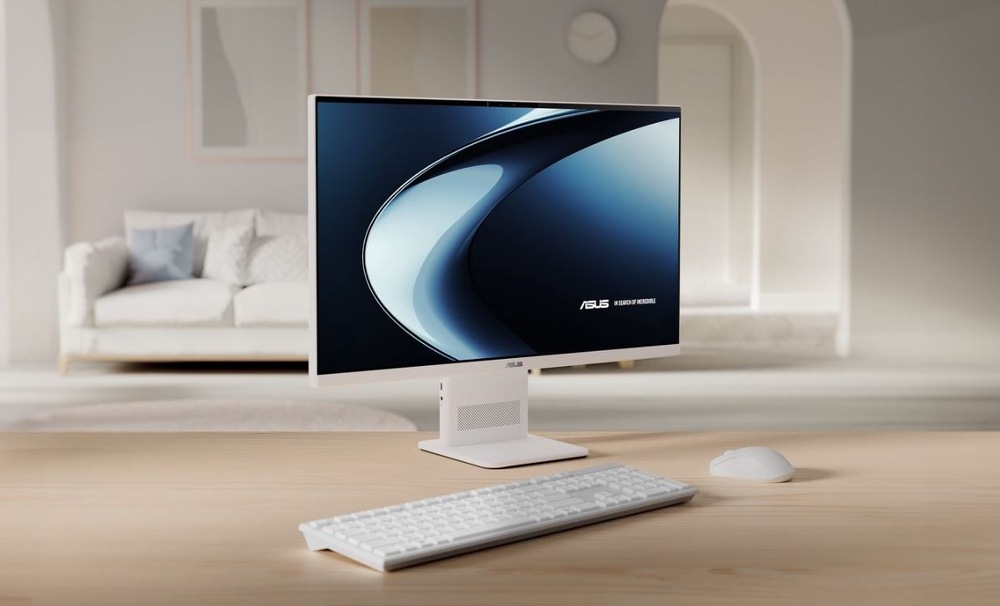 Počítač ASUS V400 All-in-One na pracovním stole