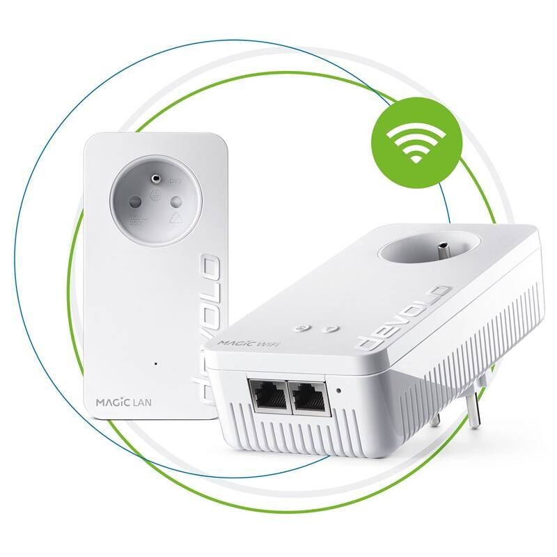 Síťový rozvod LAN po 230V Devolo Magic 2 WiFi next, Starter Kit