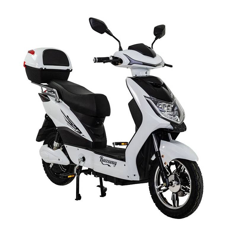 Elektroskútr RACCEWAY E-FICHTL 20Ah bílý Elektroskútr RACCEWAY E-FICHTL 20Ah bílý