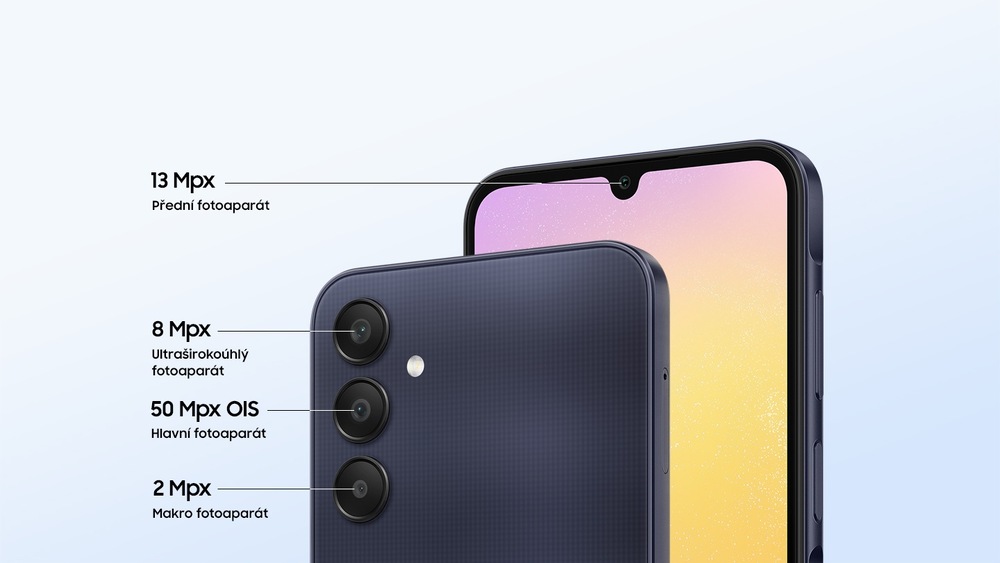 Mobilní telefon Samsung Galaxy A25 5G 6 GB / 128 GB černý/modrý