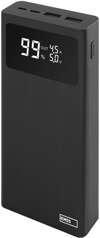 EMOS BetaQ 20, 20 000 mAh, 22,5 W, černá