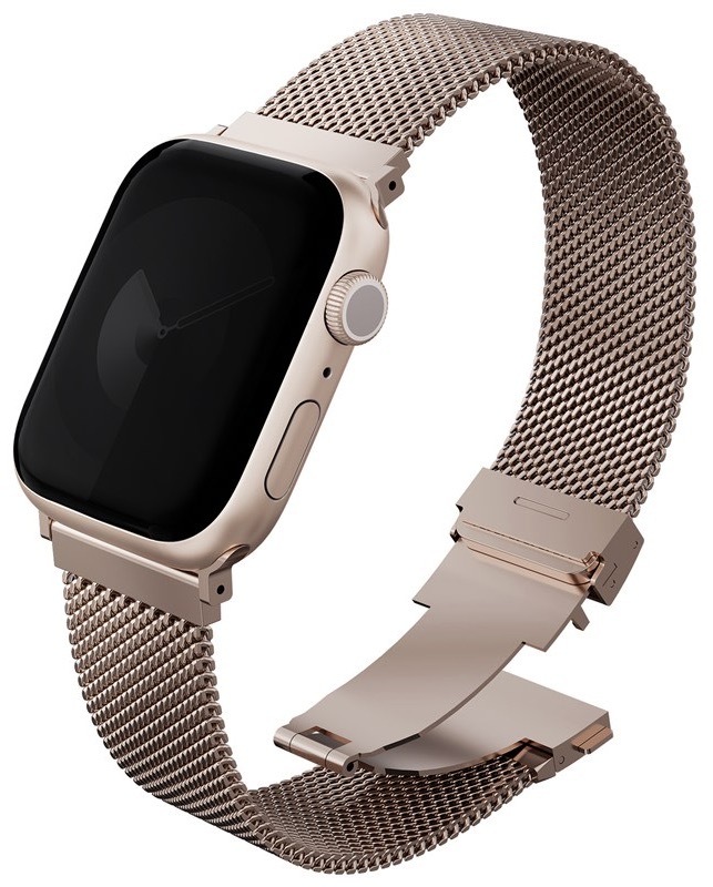 Řemínek Uniq Dante Pro na Apple Watch 42/41/40 mm rose gold