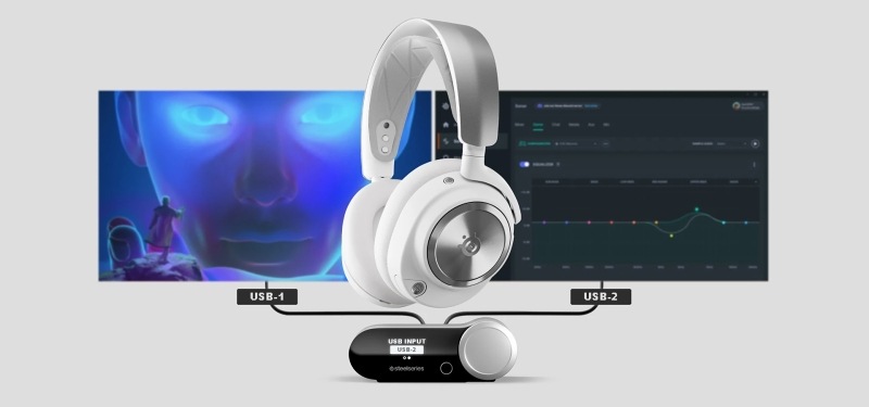 Headset SteelSeries Arctis Nova Pro Wireless P bílý