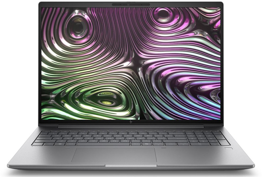 Notebook HP ZBook X G1i 16" šedý HP ZBook X G1i notebook čelní pohled na displej