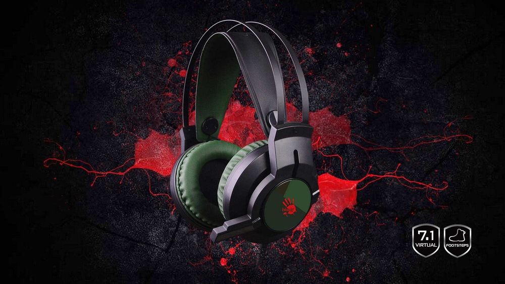 Headset A4Tech Bloody J437 zelený A4Tech Bloody J437