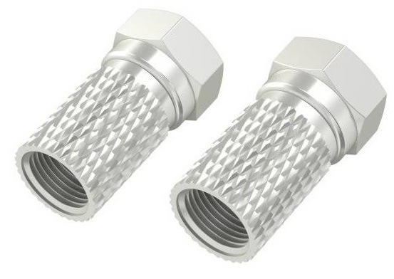 Anténní konektor Hama F-vidlice 6,5 mm (2 ks)