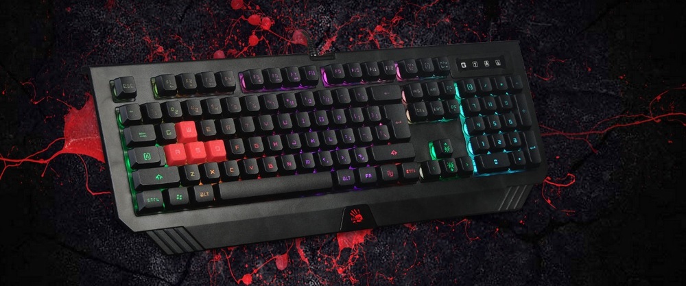 Klávesnice A4Tech Bloody B120N, USB, CZ černá A4Tech Bloody B120N